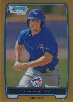 2012 Bowman Chrome - Prospects Gold Refractor #BCP119 Kevin Pillar Front