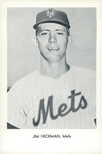 1963 Sports Service New York Mets Set B #NNO Jim Hickman Front