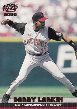 2000 Pacific - Ruby #114 Barry Larkin  Front