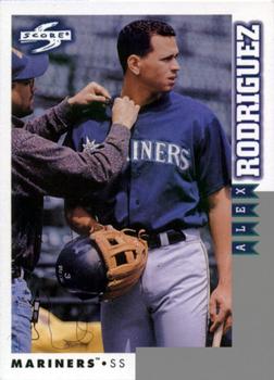 1998 Score Rookie & Traded #RT30 Alex Rodriguez Front