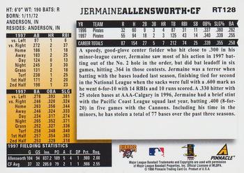 1998 Score Rookie & Traded #RT128 Jermaine Allensworth Back