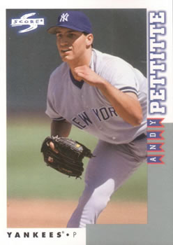1998 Score Rookie & Traded #RT23 Andy Pettitte Front