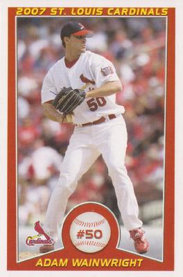 2007 St. Louis Cardinals Police #NNO Adam Wainwright Front