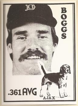 1984 Ajax Dog Food (unlicensed) #NNO Wade Boggs Front