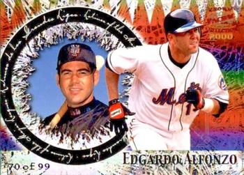 2000 Pacific Crown Collection - Latinos of the Major Leagues Parallel #18 Edgardo Alfonzo  Front