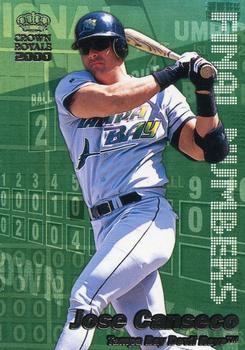 2000 Pacific Crown Royale - Final Numbers #24 Jose Canseco  Front