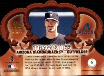 2000 Pacific Crown Royale - Limited #9 Travis Lee  Back