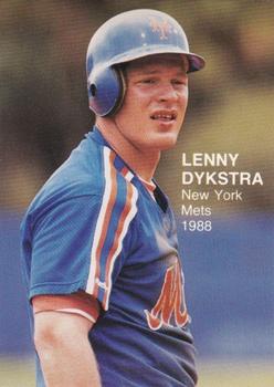 1988 New York Mets (unlicensed) #1 Lenny Dykstra Front