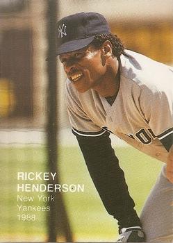 1988 New York Yankees (unlicensed) #3 Rickey Henderson Front