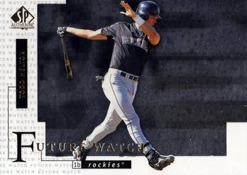 1998 SP Authentic #15 Todd Helton Front