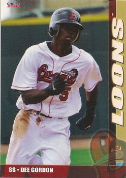 2009 Choice Great Lakes Loons #02 Dee Gordon Front