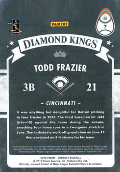 2016 Donruss #7 Todd Frazier Back