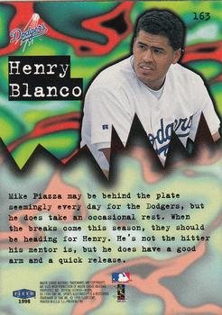 1998 Sports Illustrated #163 Henry Blanco Back