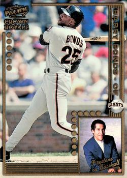 1998 Pacific Crown Royale - Firestone on Baseball #18 Barry Bonds Front
