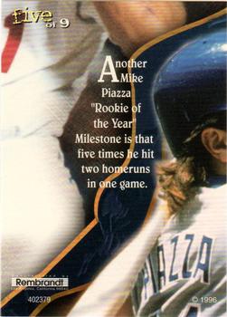 1996 Rembrandt Ultra-Pro Mike Piazza #5 Mike Piazza Front