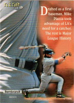 1996 Rembrandt Ultra-Pro Mike Piazza #9 Mike Piazza Front