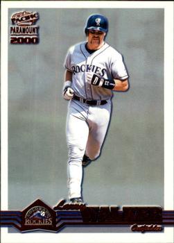 2000 Pacific Paramount - Copper #82 Larry Walker  Front