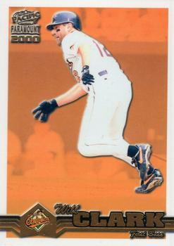 2000 Pacific Paramount - Gold #30 Will Clark Front