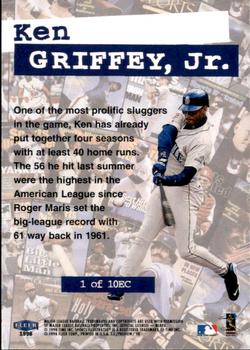 1998 Sports Illustrated - Editor's Choice #1 EC Ken Griffey, Jr. Back