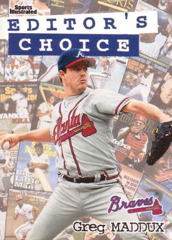 1998 Sports Illustrated - Editor's Choice #5 EC Greg Maddux Front