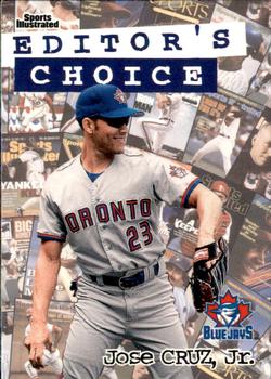 1998 Sports Illustrated - Editor's Choice #10 EC Jose Cruz, Jr. Front