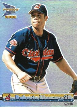 2000 Pacific Prism - Holographic Blue #41 Roberto Alomar  Front