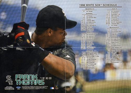 1998 Sports Illustrated - Opening Day Mini-Posters #7 OD Frank Thomas Front