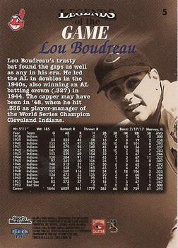 1998 Sports Illustrated Then and Now #5 Lou Boudreau Back
