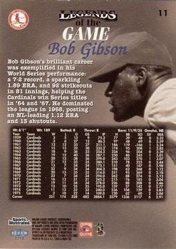 1998 Sports Illustrated Then and Now #11 Bob Gibson Back
