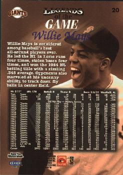 1998 Sports Illustrated Then and Now #20 Willie Mays Back