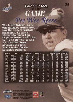 1998 Sports Illustrated Then and Now #25 Pee Wee Reese Back