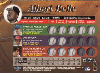 1998 Sports Illustrated Then and Now #60 Albert Belle Back