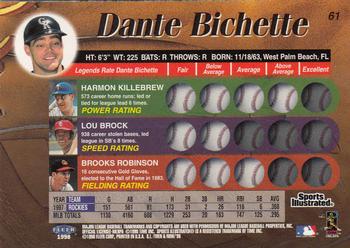 1998 Sports Illustrated Then and Now #61 Dante Bichette Back