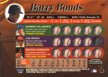 1998 Sports Illustrated Then and Now #63 Barry Bonds Back