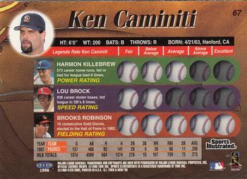 1998 Sports Illustrated Then and Now #67 Ken Caminiti Back