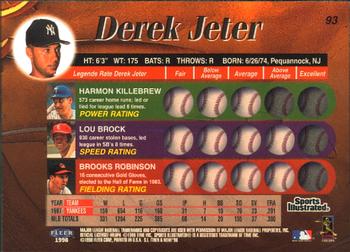 1998 Sports Illustrated Then and Now #93 Derek Jeter Back