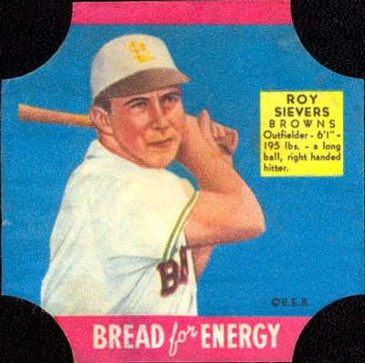 1951 Fischer's Bread for Energy #NNO Roy Sievers Front