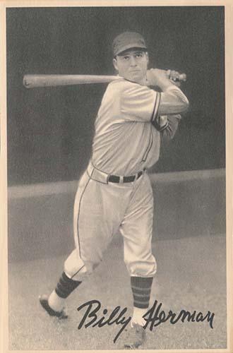 1939 Goudey Premiums (R303-B) #NNO Billy Herman Front