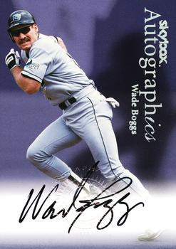 2000 SkyBox - Autographics #NNO Wade Boggs  Front