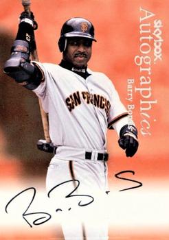 2000 SkyBox - Autographics #NNO Barry Bonds  Front