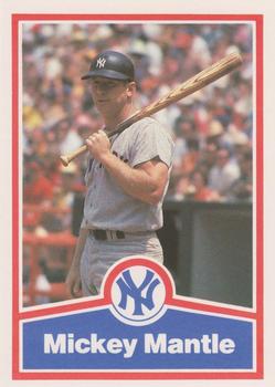 1989 CMC Mickey Mantle Baseball Card Kit #1 Mickey Mantle Front