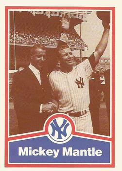 1989 CMC Mickey Mantle Baseball Card Kit #15 Mickey Mantle Front