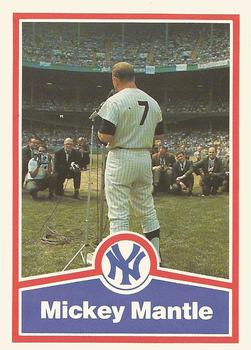 1989 CMC Mickey Mantle Baseball Card Kit #16 Mickey Mantle Front