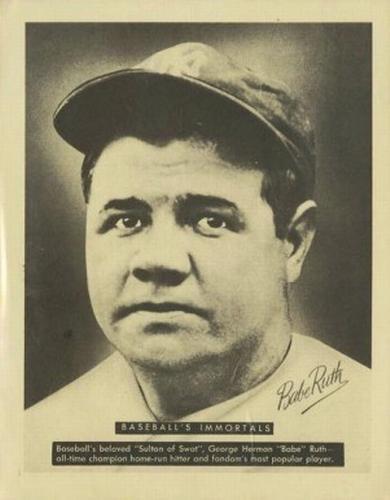 1948-49 Leaf - Premiums #NNOa Babe Ruth Front