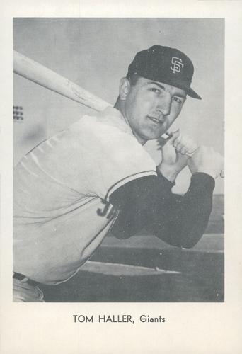 1965 Sports Service San Francisco Giants #NNO Tom Haller Front