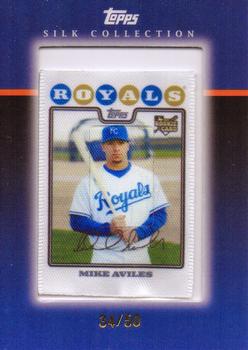 2008 Topps Updates & Highlights - Silk Collection #SC148 Mike Aviles Front