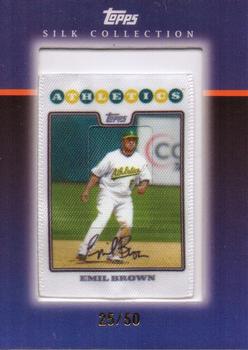 2008 Topps Updates & Highlights - Silk Collection #SC175 Emil Brown Front
