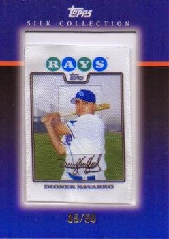 2008 Topps Updates & Highlights - Silk Collection #SC196 Dioner Navarro Front