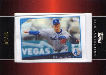 2009 Topps Updates & Highlights - Silk Collection #S244 Jeff Weaver Front
