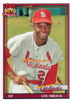 2016 Topps Archives #282 Lou Brock Front
